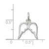 Lex & Lu Sterling Silver Wings Pendant - 3 - Lex & Lu