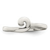 Lex & Lu Sterling Silver Polished Swirl Ring- 5 - Lex & Lu