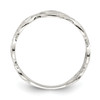 Lex & Lu Sterling Silver Polished Peace Ring- 2 - Lex & Lu