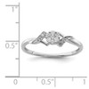 Lex & Lu Sterling Silver Diamond Ring LAL44011- 3 - Lex & Lu