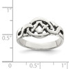 Lex & Lu Sterling Silver Antiqued Ring LAL44020- 3 - Lex & Lu