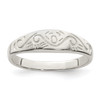 Lex & Lu Sterling Silver Swirl Ring - Lex & Lu