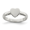 Lex & Lu Sterling Silver Heart Ring - Lex & Lu