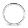 Lex & Lu Sterling Silver w/Rhodium Diamond Wrap Ring LAL44380- 2 - Lex & Lu