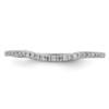 Lex & Lu Sterling Silver w/Rhodium Diamond Wrap Ring LAL44380- 5 - Lex & Lu