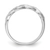 Lex & Lu Sterling Silver w/Rhodium Diamond Ring LAL44407- 2 - Lex & Lu