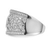 Lex & Lu Sterling Silver Diamond Band LAL44412- 4 - Lex & Lu