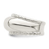 Lex & Lu Sterling Silver Twisted Dome Stacked Ring- 4 - Lex & Lu