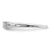 Lex & Lu Sterling Silver and CZ Ring LAL44617- 3 - Lex & Lu