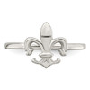 Lex & Lu Sterling Silver Polished Fleur De Lis Ring LAL44641- 5 - Lex & Lu