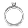Lex & Lu Sterling Silver CZ Ring Set LAL44869- 2 - Lex & Lu