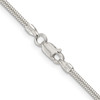 Lex & Lu Sterling Silver 2mm Round Snake Chain Necklace or Bracelet LAL44906- 3 - Lex & Lu