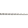 Lex & Lu Sterling Silver 3mm Round Spiga Chain Necklace- 2 - Lex & Lu