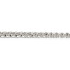 Lex & Lu Sterling Silver 5mm Round Spiga Chain Necklace- 2 - Lex & Lu