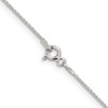 Lex & Lu Sterling Silver .85mm D/C Round Spiga Necklace- 3 - Lex & Lu