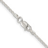 Lex & Lu Sterling Silver 10mm D/C Round Spiga Chain Necklace or Bracelet- 3 - Lex & Lu