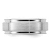 Lex & Lu Sterling Silver 7mm Brushed Fancy Band LAL44959- 4 - Lex & Lu