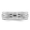 Lex & Lu Sterling Silver 7mm Polished Fancy Band LAL44985- 3 - Lex & Lu