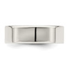 Lex & Lu Sterling Silver 6mm Flat Band- 5 - Lex & Lu