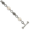 Lex & Lu Sterling Silver FW Cultured Pearl Bracelet - Lex & Lu