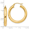 Lex & Lu 10k Yellow Gold Polished Lightweight Hoop Earrings LAL45682 - 4 - Lex & Lu