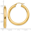 Lex & Lu 10k Yellow Gold Polished Lightweight Hoop Earrings LAL45683 - 4 - Lex & Lu