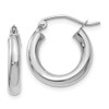 Lex & Lu 14k White Gold Earring LAL19W - Lex & Lu