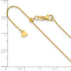 Lex & Lu 14k Yellow Gold Adjustable Flat Cable - 6 - Lex & Lu