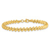 Lex & Lu 14k Yellow Gold Polished Bracelet LAL45905 - 3 - Lex & Lu