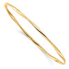 Lex & Lu 10K Yellow Gold Slip-On Bangle LAL45948 - Lex & Lu