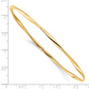 Lex & Lu 10K Yellow Gold Slip-On Bangle LAL45948 - 3 - Lex & Lu