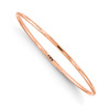 Lex & Lu 10K Rose Gold Slip-On Bangle LAL45952 - Lex & Lu