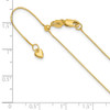 Lex & Lu 10k Yellow Gold Adjustable .7MM Box Chain - 6 - Lex & Lu