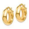 Lex & Lu 14k Yellow Gold Polished Hoop Earrings LAL46848 - 2 - Lex & Lu