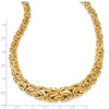 Lex & Lu 14k Yellow Gold Polished Fancy Link Necklace LAL47020 - 2 - Lex & Lu