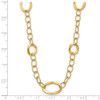 Lex & Lu 14k Yellow Gold Polished Fancy Link Necklace LALLF226-17 - 3 - Lex & Lu