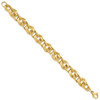 Lex & Lu 14k Yellow Gold Polished Fancy Link Bracelet LAL47286 - 2 - Lex & Lu