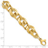 Lex & Lu 14k Yellow Gold Polished Fancy Link Bracelet LAL47286 - 4 - Lex & Lu