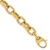 Lex & Lu 14k Yellow Gold Polished Fancy Link 8'' Bracelet LALLF884-8 - Lex & Lu