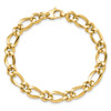 Lex & Lu 14k Yellow Gold Polished Fancy Link 7.5'' Bracelet LAL47502 - 5 - Lex & Lu