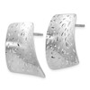 Lex & Lu Sterling Silver Radiant Essence D/C Post Earrings - 2 - Lex & Lu