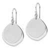 Lex & Lu SS Rhodium-plated Radiant Essence Polished Earrings - 2 - Lex & Lu