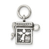 Lex & Lu Sterling Silver Angel Prayer Box Charm - Lex & Lu