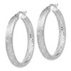 Lex & Lu Sterling Silver w/Rhodium In/Out D/C Earrings LAL47775 - 2 - Lex & Lu