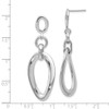 Lex & Lu Sterling Silver Polished Post Dangle Earrings LAL47876 - 2 - Lex & Lu