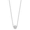 Lex & Lu SS Radiant Essence Rhodium-plated Necklace - 2 - Lex & Lu