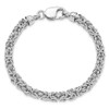 Lex & Lu Sterling Silver Polished Link Bracelet LAL48177 - 5 - Lex & Lu