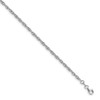 Lex & Lu Sterling Silver Fancy Chain Anklet - Lex & Lu