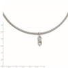 Lex & Lu Sterling Silver CZ Necklace 17'' - 3 - Lex & Lu