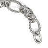 Lex & Lu Sterling Silver Polished Woven Link Bracelet LAL48416 - Lex & Lu